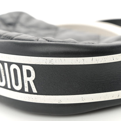 Lambskin Cannage Small Dior Vibe Hobo Bag Black