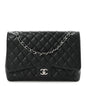 Caviar Maxi Single Flap Black