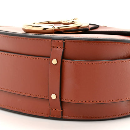 Calfskin Suede Small Tess Bag Sepia Brown