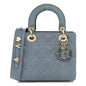 Lambskin Cannage Small My ABCDior Lady Dior Cloud Blue