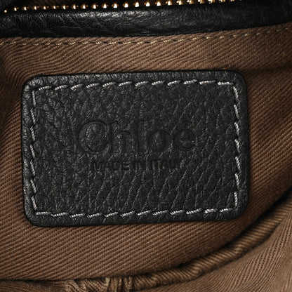 Calfskin Medium Marcie Satchel Black