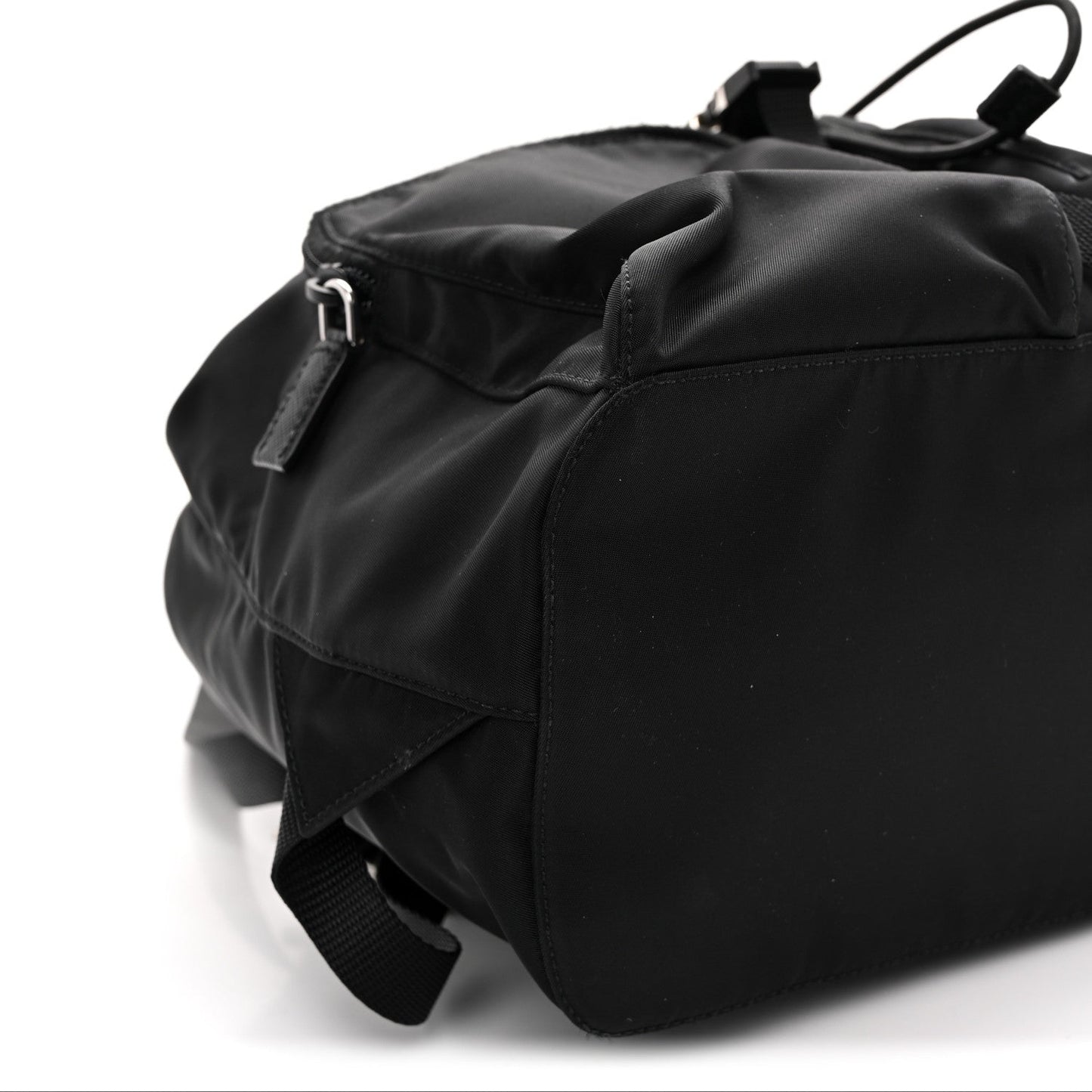 Tessuto Nylon Saffiano Vela Backpack Black