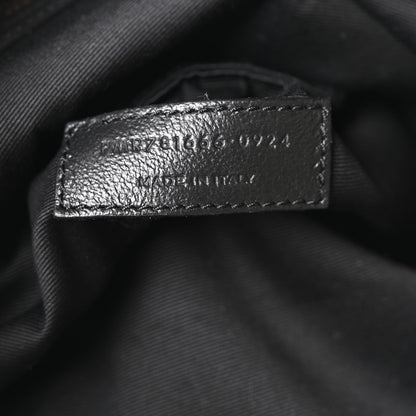 Lambskin Matelasse Monogram Medium Jamie 4.3 Pochon Crema Soft