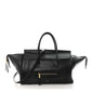 Supple Shiny Lambskin Luggage Black