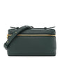 Grained Calfskin L19 Extra Pocket Pouch New Petrolio