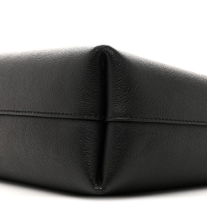 Calfskin Toy Shopping Tote Black