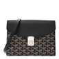 Goyardine Calfskin Chypre Wallet Pouch Black