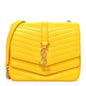 Lambskin Matelasse Chevron Monogram Small Sulpice Bag Mimosa