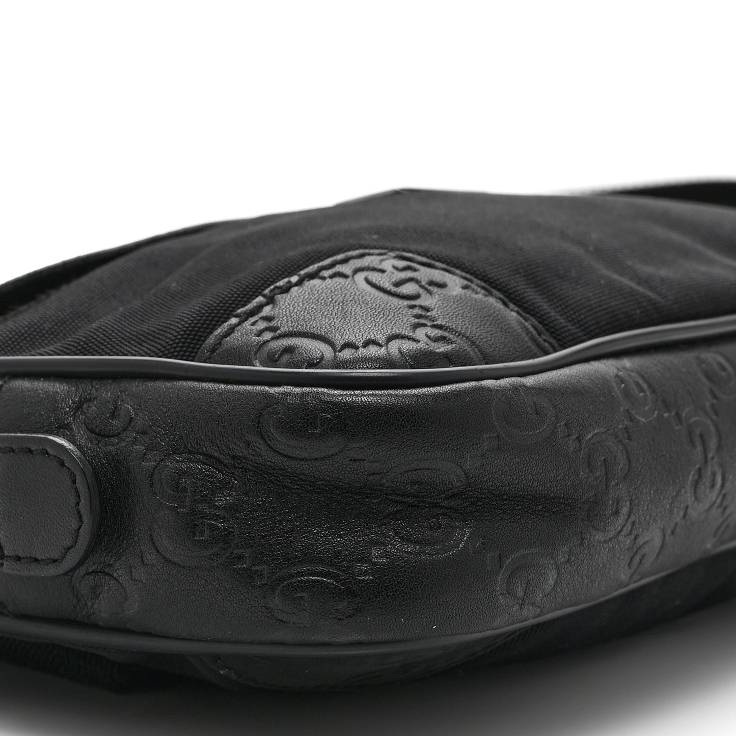 Guccissima Nylon Belt Bag  Black