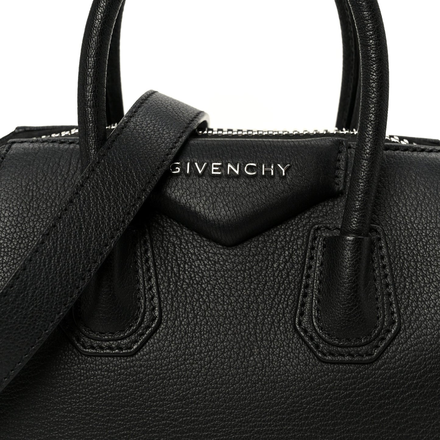 Sugar Goatskin Mini Antigona Black