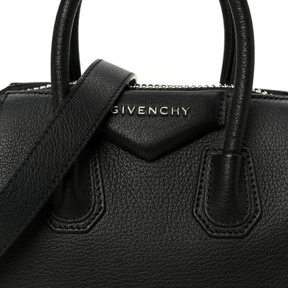 Sugar Goatskin Mini Antigona Black