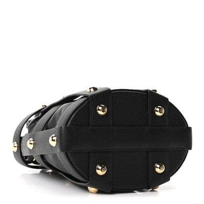 Calfskin Cage Bag Black