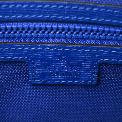 New Shanghai Calfskin Interlocking G Logo Camera Crossbody Bag Cobalt Blue Orange