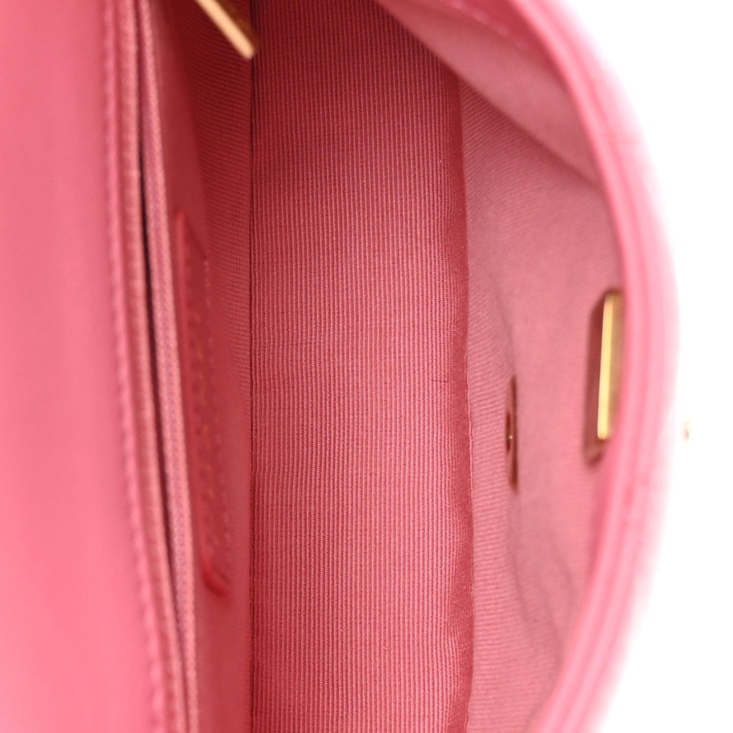 Lambskin Quilted CC Small Dynasty Flap Pink