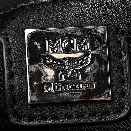 Nylon Monogram Studded Stark Medium Backpack Black