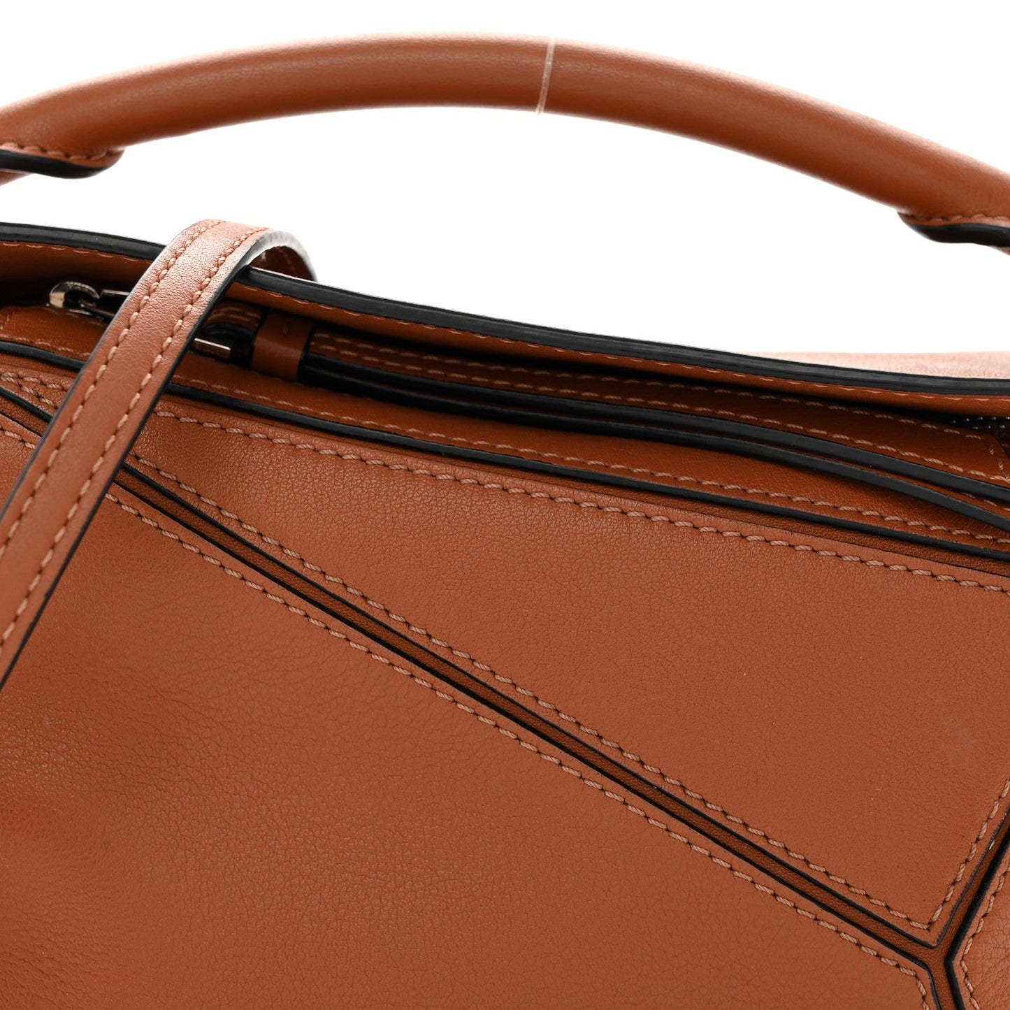 Calfskin Mini Puzzle Bag Tan