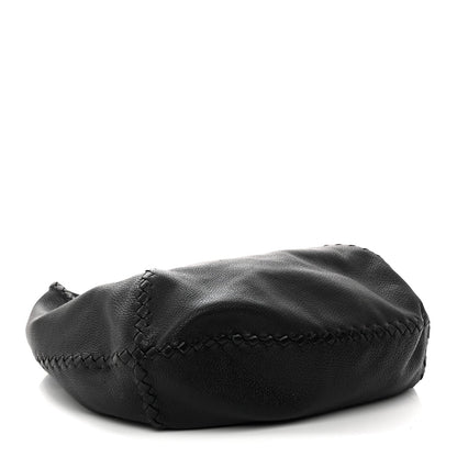 Cervo Deerskin Large Hobo Black