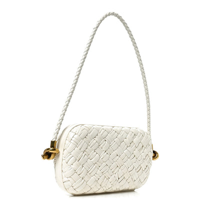 Foulard Intrecciato Knot On Strap White