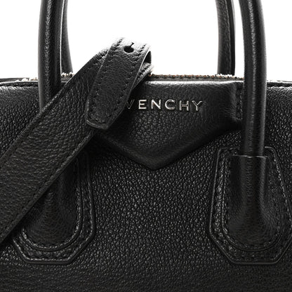 Sugar Goatskin Mini Antigona Black