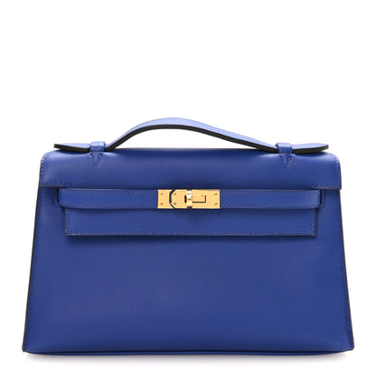 Swift Kelly Pochette Clutch Bleu Electrique