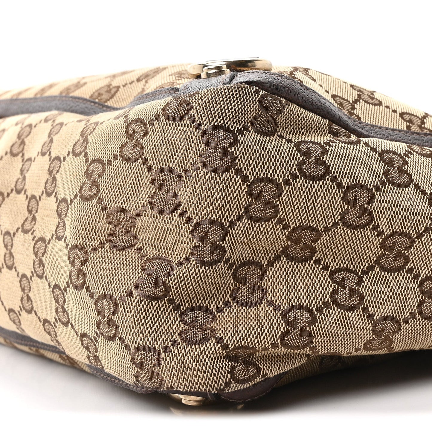 Monogram Large Abbey Tote Dark Brown