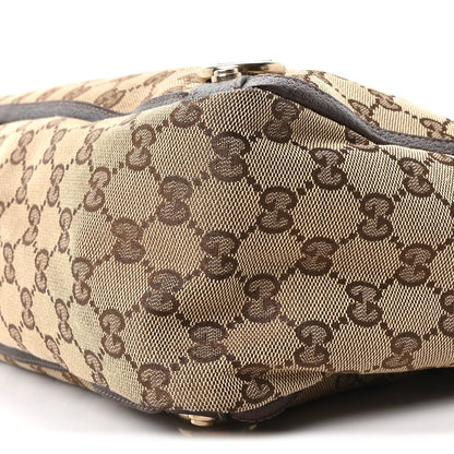 Monogram Large Abbey Tote Dark Brown