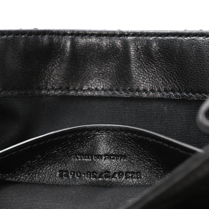 Lambskin Quilted Monogram Mini Nolita Black