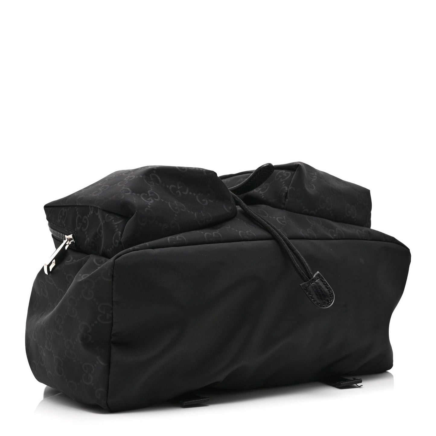 Nylon Monogram Small Single Buckle Backpack Black