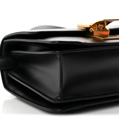 Box Calfskin Small Classic Box Flap Bag Black