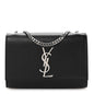 Grain De Poudre Small Monogram Kate Satchel Black