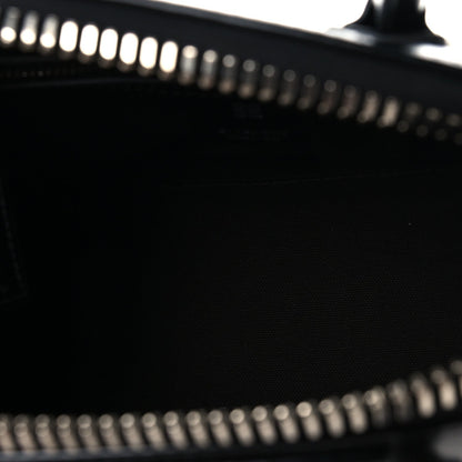 Shiny Lord Calfskin Mini Antigona Black