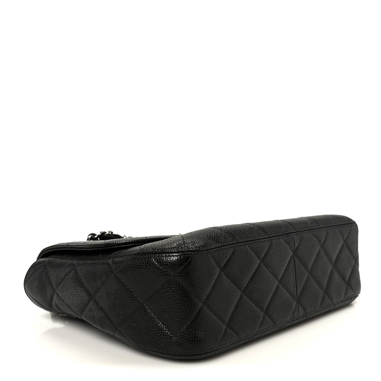 Caviar Quilted Jumbo Single Flap Black
