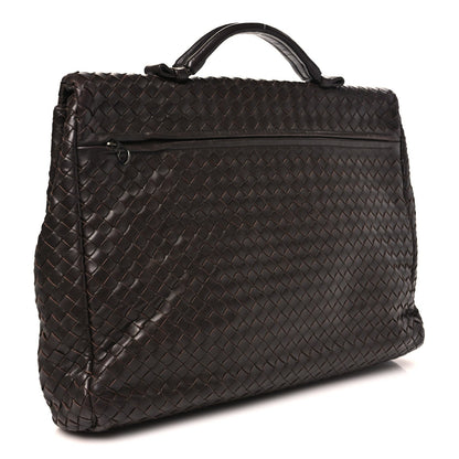 Intrecciato VN Briefcase Ebano