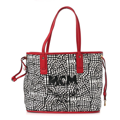 Visetos Medium Liz Reversible Shopper Tote Ruby Red