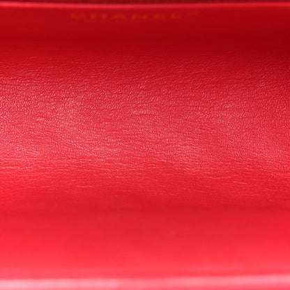 Lambskin Quilted Timeless Clutch Fuchsia