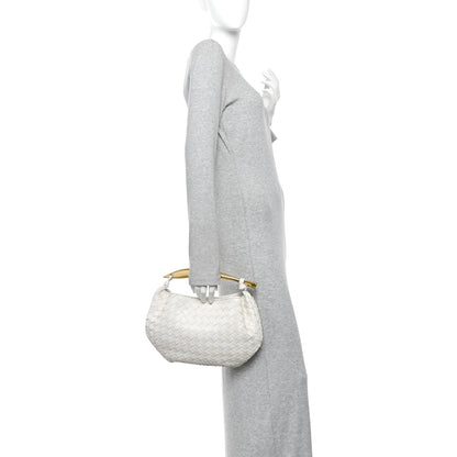 Nappa Intrecciato Sardine Bag Chalk