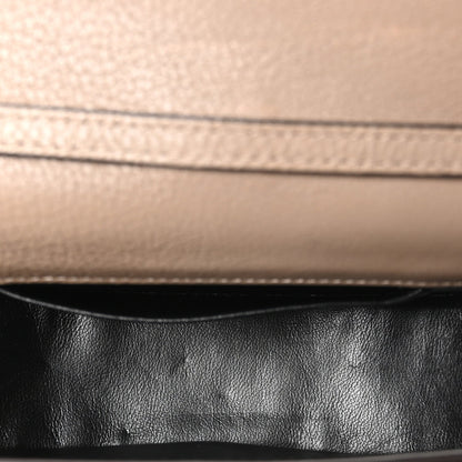 Calfskin Small Nile Bracelet Minaudiere Bag Motty Grey