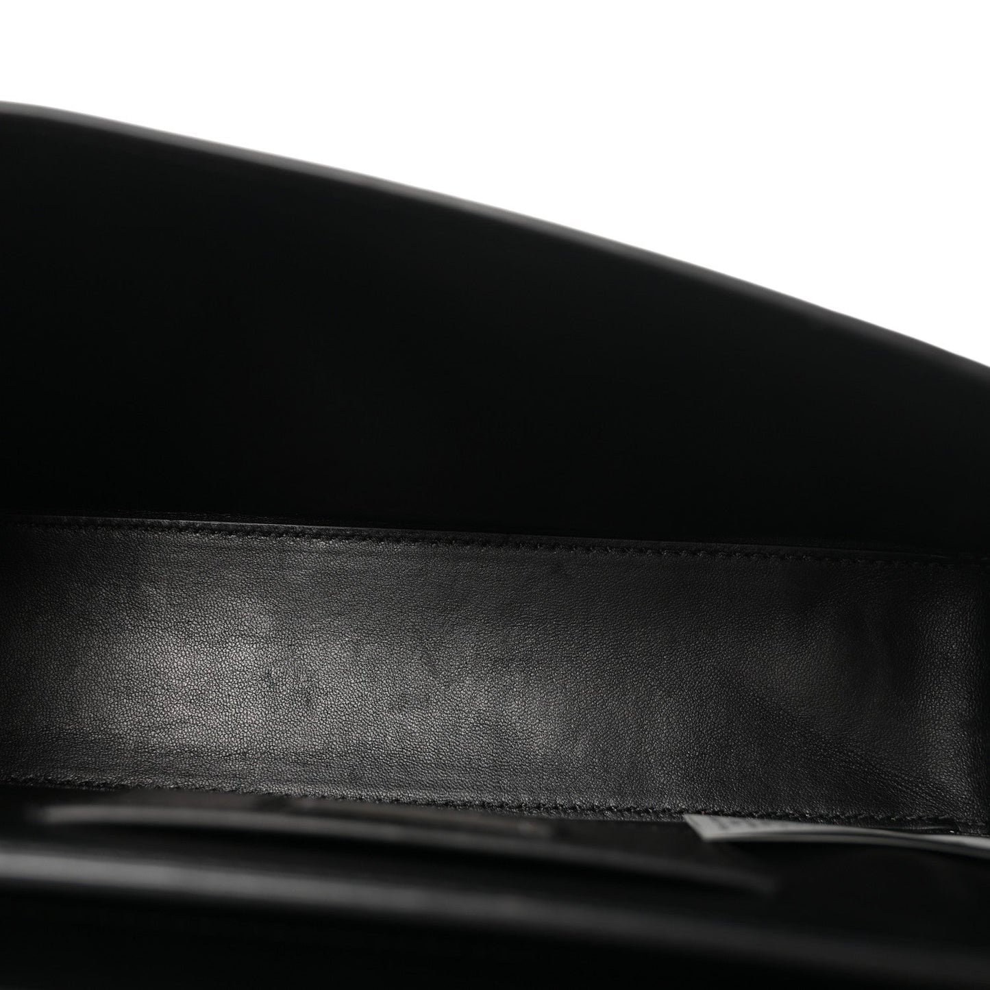 Calfskin Medallion Tribute Shoulder Bag  Black