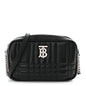 Calfskin Quilted Small Lola Camera Bag Black