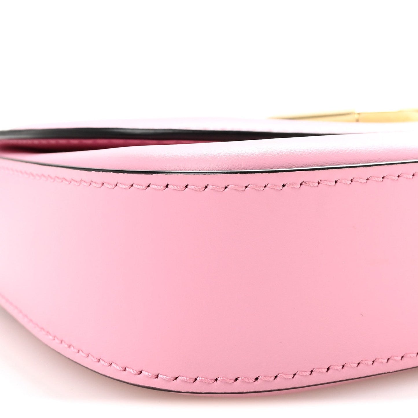 Calfskin 3.5 Flap Crossbody Bag Pink