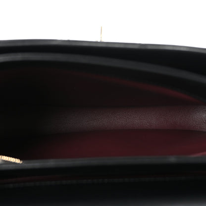 Lambskin Quilted Small Trendy CC Dual Handle Flap Bag Black