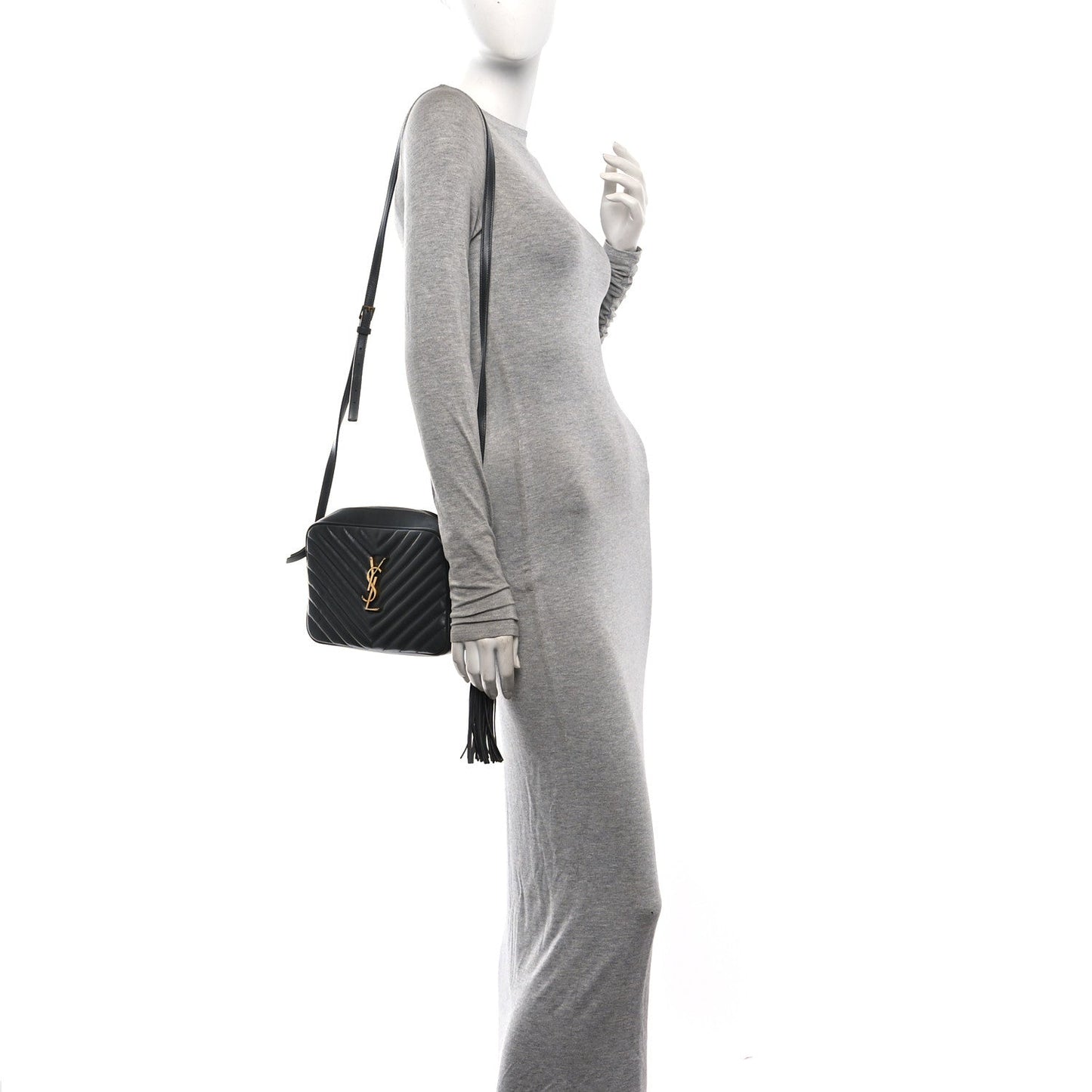 Calfskin Matelasse Monogram Lou Camera Bag Storm