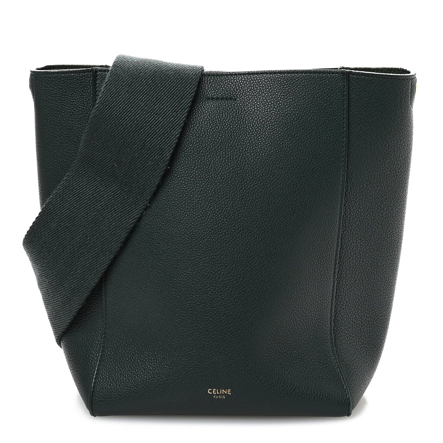 Soft Grained Calfskin Small Sangle Bucket Bag Amazone