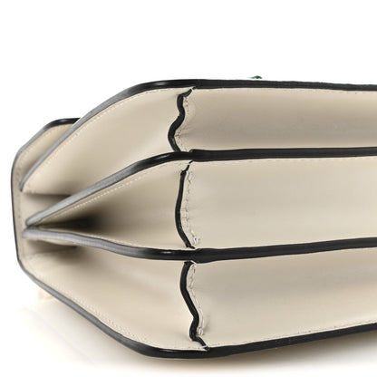 Calfskin Serpenti Forever Top Handle White