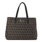 Zucchino Vitello Small Tote Testa di Moro Beige