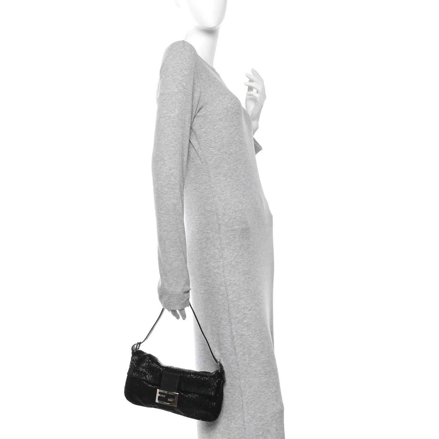 Beaded Baguette Black