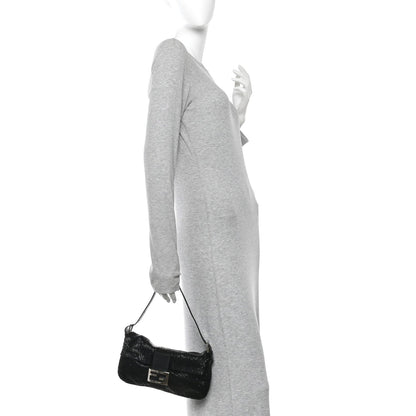 Beaded Baguette Black