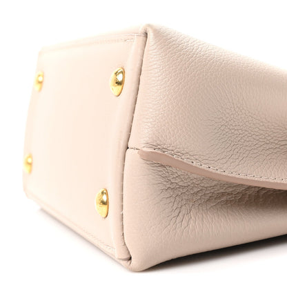Soft Calfskin Mini Lockme Ever Greige