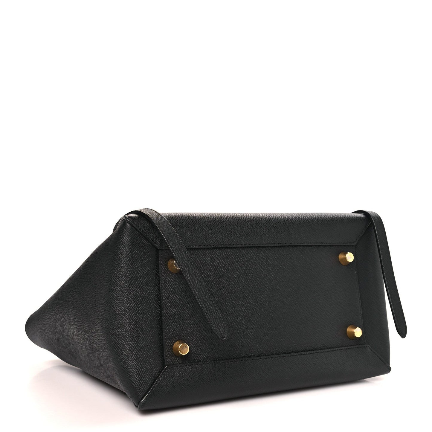 Grained Calfskin Mini Belt Bag Black