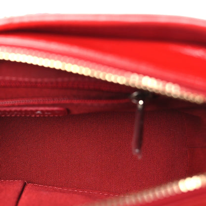 Tweed Calfskin Small Gabrielle Hobo Red Multicolor